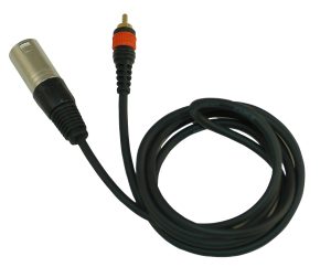 PV 5' XLR Male to RCA Male