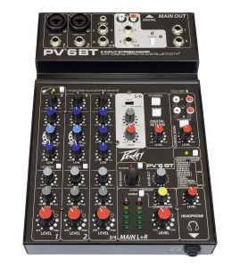 PV® 6 BT 6 Channel Compact Mixer with Bluetooth