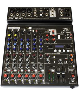 PV 10 AT 10 Channel Compact Mixer with Bluetooth and Antares® Auto-Tune