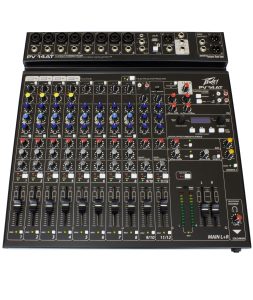 PV 14 AT 14 Channel Compact Mixer with Bluetooth and Antares® Auto-Tune