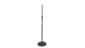 Round Base Mic Stand - Black