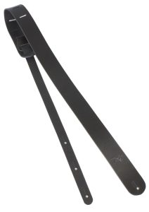 Premium Leather 2" Guitar Strap - Black