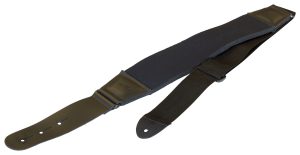 Cushion 3" Guitar Strap - Black