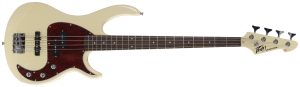 Milestone® 4 Ivory 4 String Bass Guitar